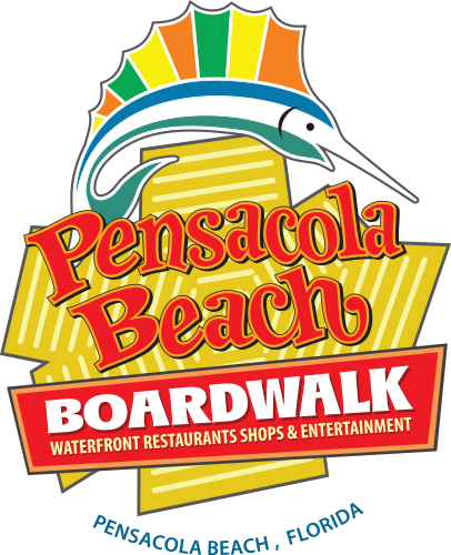 Pensacola Beach Boardwalk on Penacola Beach Florida - Shopping and Dining</