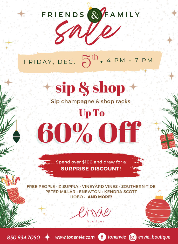 Sip and Shop at Envie Boutique